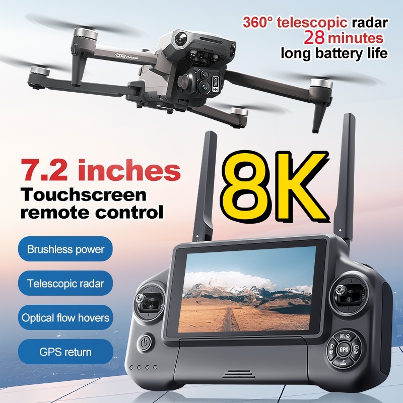 Drone Battery Box - 8K 3축 짐벌 브러시리스 7.2인치 터치스크린