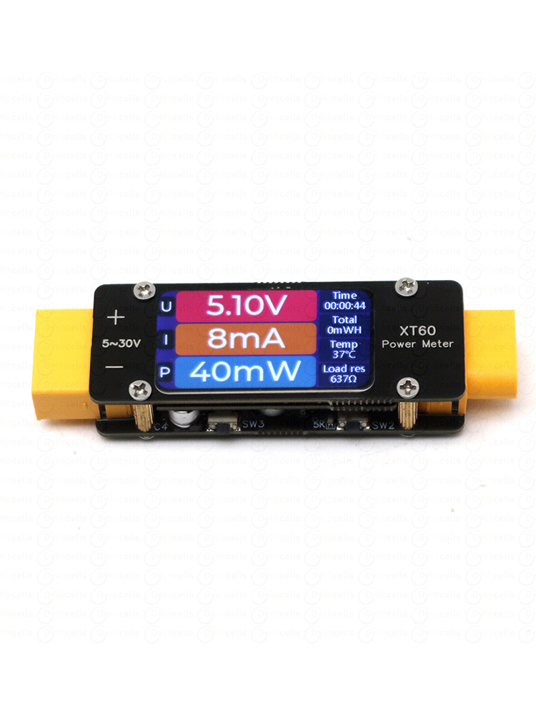 Drone Battery Voltage Checker - 2mA-64A DC XT60 전류계 전력계 12V