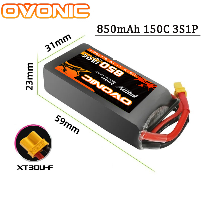 OVONIC 150C 850mAh 리포 배터리 3S 4 - Drone Battery 6S 리뷰 및 가격