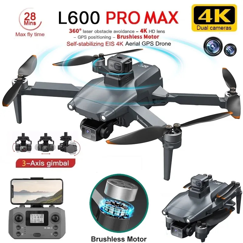 L600 PRO MAX GPS 드론 전문 4K 3축 P - Drone Battery Box 리뷰 및 가격