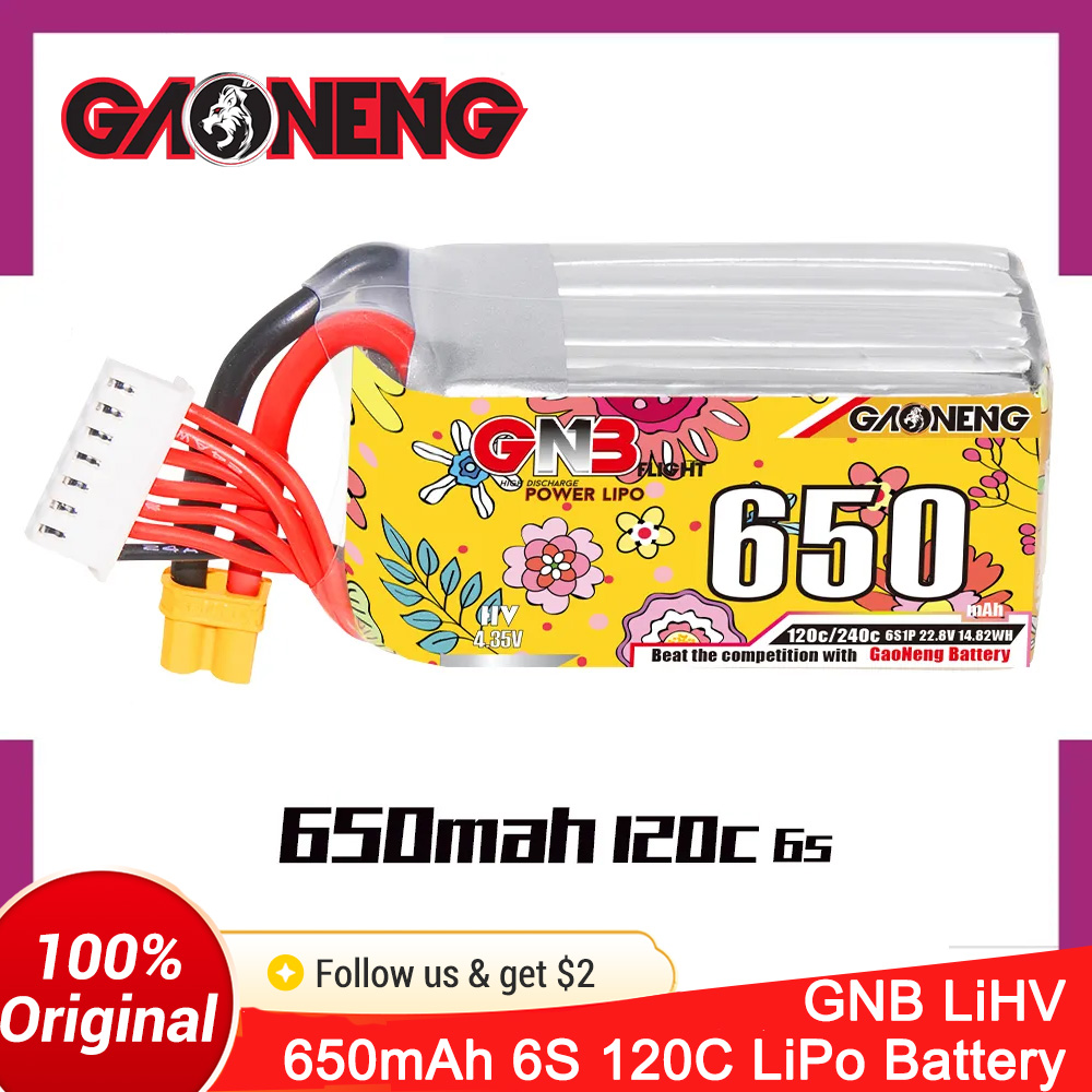 GAONENG 6S 650mAh LiHV 22.8V 1 - Drone Battery 6S 리뷰 및 가격