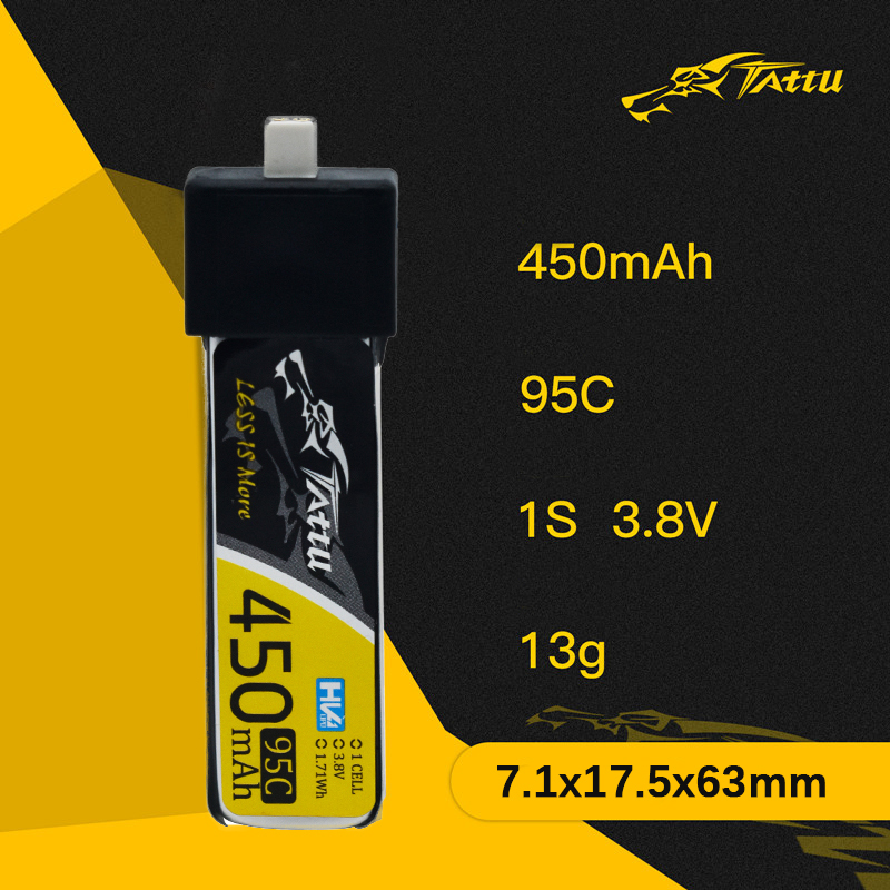 3Pcs 새로운 TATTU 450/500/550mAh  - Drone Battery Plate 리뷰 및 가격