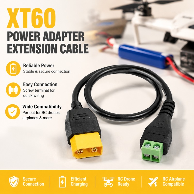 XT60 커넥터 남성-여성 2핀 나사 단자 블록 어댑터 - Drone Battery Balance Charger 리뷰 및 가격